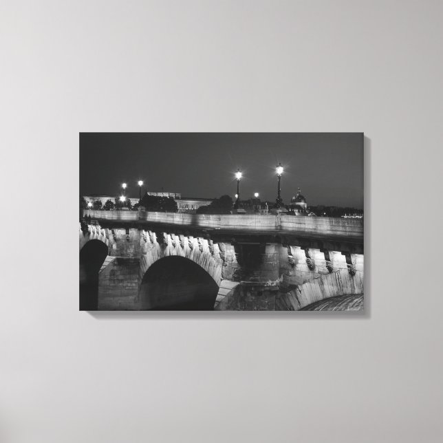 Em Tela Impressão Pont Neuf Paris (Frente)