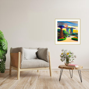 Em Tela Jardins Do Compartimento - Impressão De Telas