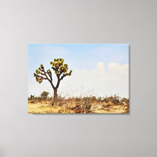 Em Tela Joshua Tree Cactus Desert Art Impressão