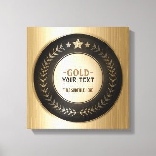 Em Tela MEDALHA DIY IMPRESSÃO PERSONALIZADA Ouro #1 Campeã