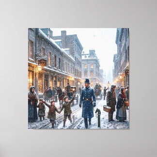 Em Tela Montreal, Canadá Impressão de Inverno de 1851