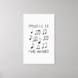 Em Tela Música é minha Impressão de Desenho de Terapia