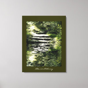 Em Tela Nature Lover Tres Forest Stone Traça Impressão