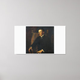 Em Tela Nikola Tesla Blue Impressão