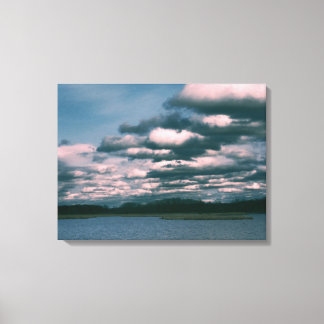 Em Tela Nuvens água natureza arte impressão