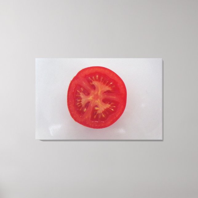 Em Tela "O Tomate" Fotografia Impressão (Frente)