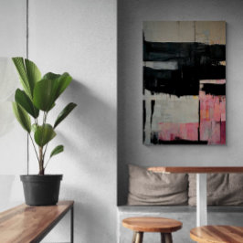 Em Tela Paisagem abstrato "Mundo Silencioso". Impressão de