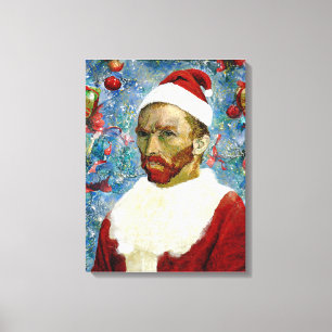 Em Tela Papai Noel, Van Gogh Impressão de Telas Esticadas