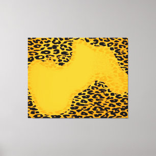 Em Tela Pele de impressão Abstrato-leopardo retrô (amare