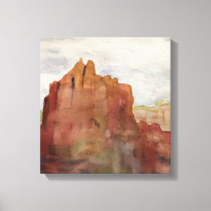Em Tela Rocha de Bell, Sedona, AZ - impressão da aguarela