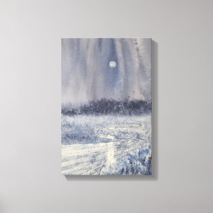 Em Tela Rubor Creek Sob Impressão de Aquarela