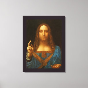 EM TELA SALVATOR MUNDI FINE ART IMPRESSÃO