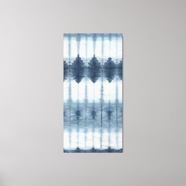 Em Tela Shibori Indigio Impressão (Frente)