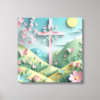 Em Tela Vale com a Arte de Impressão da Cruz