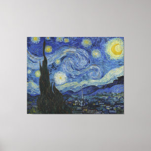 Em Tela Van Gogh - Impressão de Telas Noturnas Estreladas