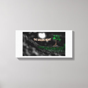 Em Tela velas do coração dos marinheiros impressão