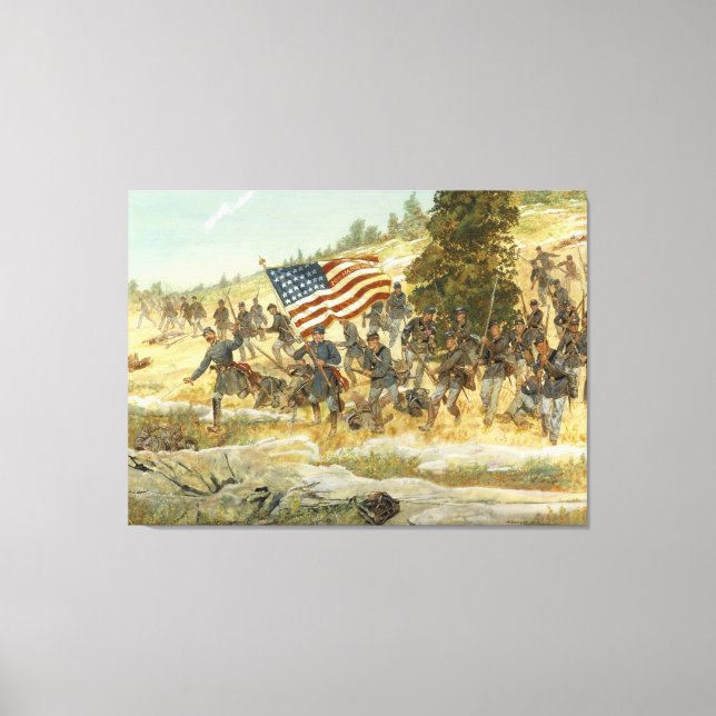 Em Tela Vigésimo Maine por H. Charles McBarron Impressão (Frente)