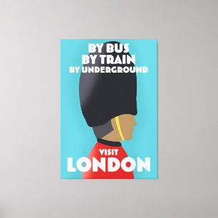 Em Tela Visite a impressão de arte de Londres.