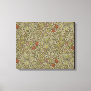 Em Tela William Morris Floral lily willow art impressão