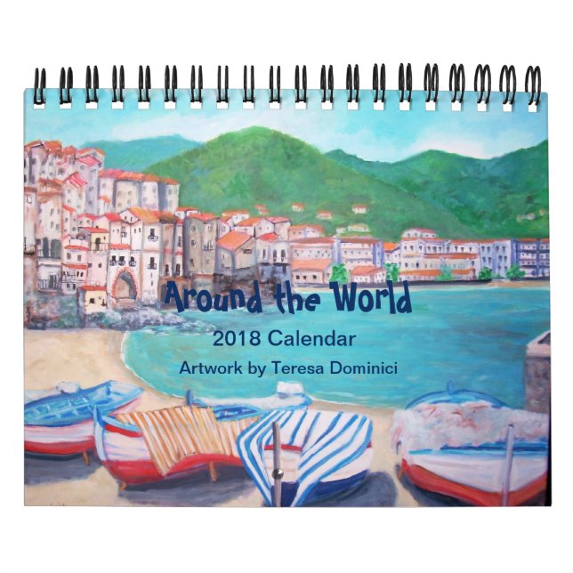 Em todo o mundo, Calendário de 2018 (Capa)
