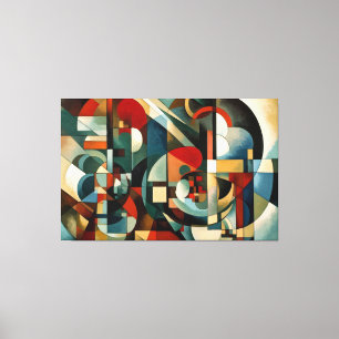 "Em torno de Cubismo" Grande Canvas