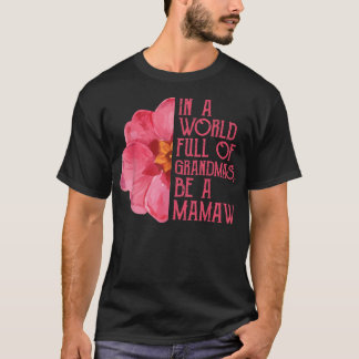 Em Um Cheio Mundial De Avós Seja Uma Camisa De Mam