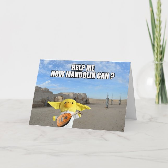 Em uma galáxia muito, muito distante. Cartão de cu (Frente)