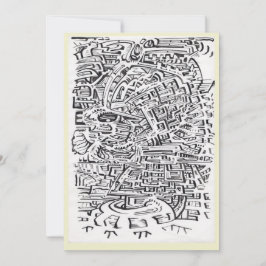 Em uma placa plana de desenho de tinta entre locai