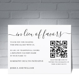 Em Vez De Favoritos Para A Caridade De Casamento C