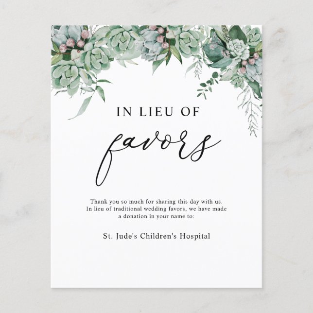 Em Vez do Sinal de Dádiva (Frente)