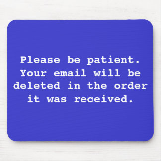 Email Mousepad do escritório