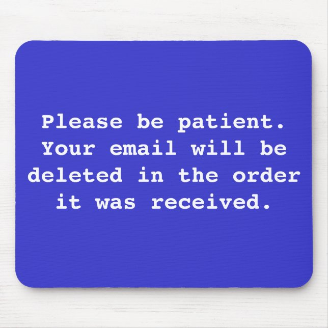 Email Mousepad do escritório (Frente)