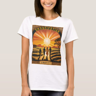 "Emancipação T-Shirt - Celebrar a Liberdade