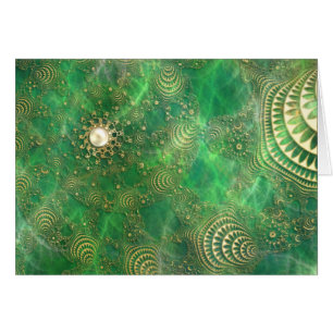 Embaixo do Cartão do Mar Emerald