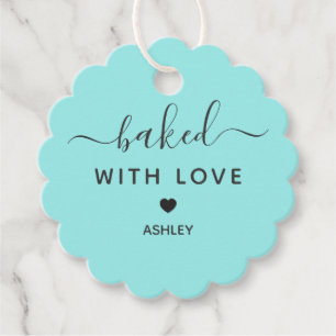 Embalado com Etiqueta de Presente de Amor para Tra