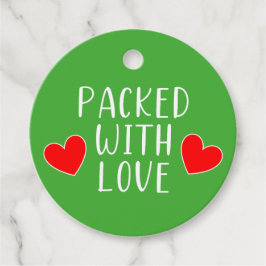 Embalado com Etiquetas de Amor