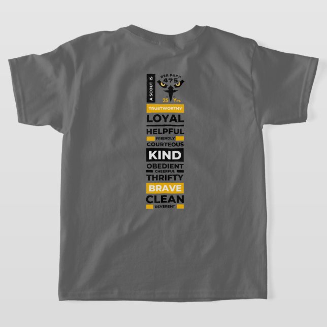 Embalagem 475 | Camiseta do 25 (Postura das costas)