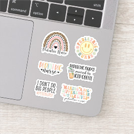 Embalagem Com Adesivo De Enfermeiro Pediátrico, En