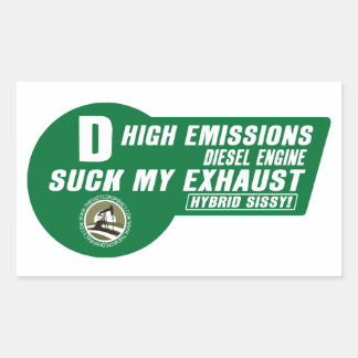 Embalagem com autocolante diesel SUV Sticker (Verd