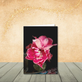 Embalagem das Tulipas, Rosa e Branco, Cartões de N