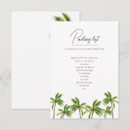 Embalagem de Fim de Semana de Bachelorette Tropica