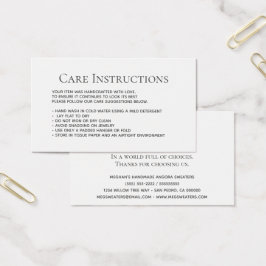 Embalagem de vestuário de Washing Care editável