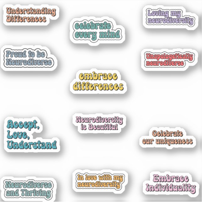 Embalagem do adesivo de consciência de diversidade (Frente)