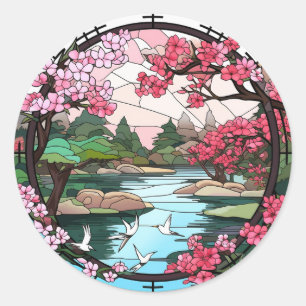 Embalagem do adesivo Sakura brilhante