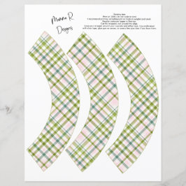 EMBALAGENS DE CUPCAKE VERDE E TINTA