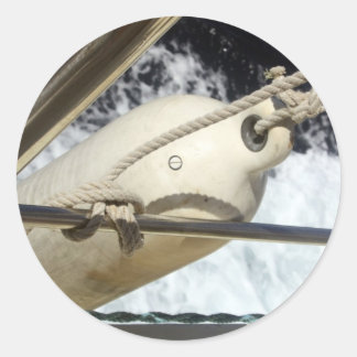 Embarque num barco com autocolantes