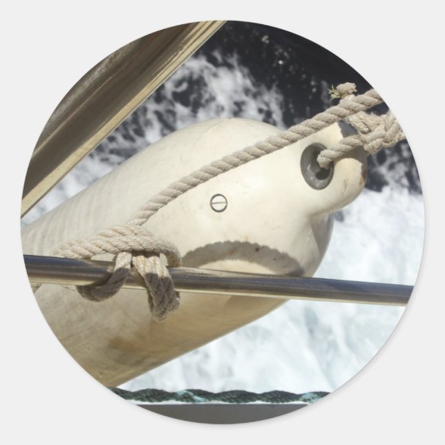 Embarque num barco com autocolantes (Frente)