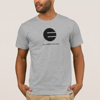 Ember Music "Black E" T-Shirt - A Heather Cinza
