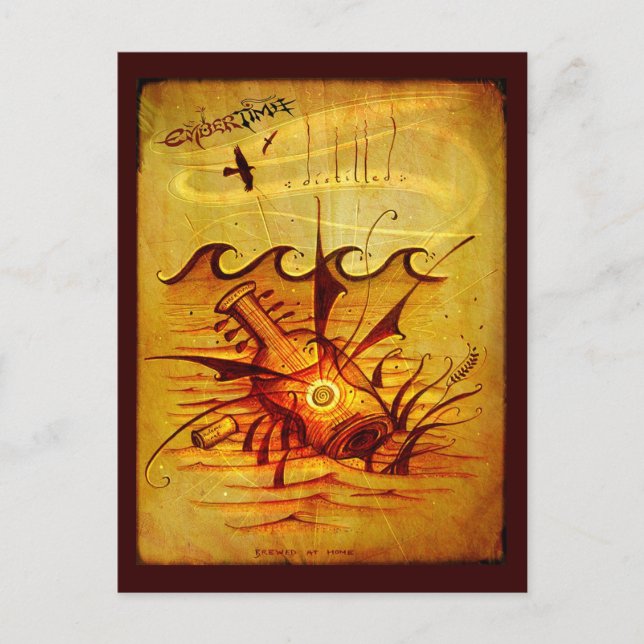 EmberTime - Cartão postal 'Destilado' (Frente)