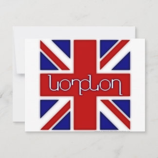 Embigrama "Londres" na bandeira do Reino Unido
